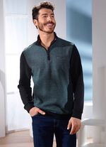 Troyer von &laquo;Milano Italy&raquo; DUNKELBLAU MELIERT-MARINE