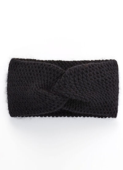 Trendiges Damen-Stirnband, aus Strick 
