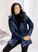 Jacke mit abnehmbarer Kapuze 