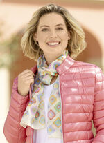 Schal mit Fantasiedessin 