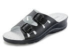Set: Pantolette in Schwarz und Clog in Weiss SCHWARZ+WEISS