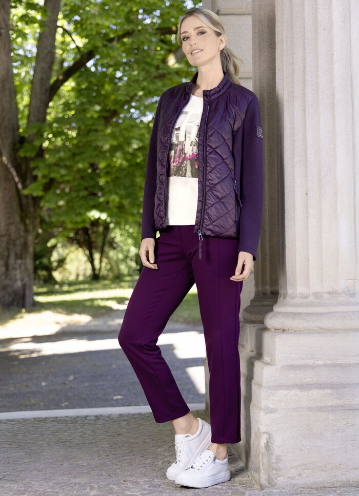 Jacke mit Steppeinsätzen 