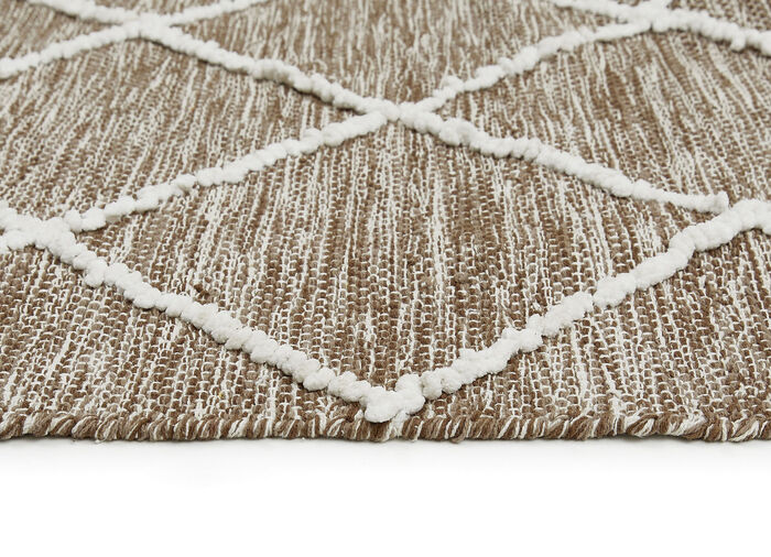 Moderne Brücken und Teppiche aus 100% Baumwolle BRAUN