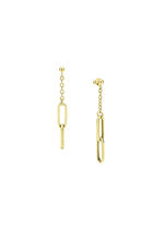 Eleganz in Bewegung: Ohrstecker aus feinem Gold 