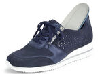 Waldläufer, bequeme Damen-Schnürschuhe, Weite H, mit herausnehmbarem Fussbett MARINE