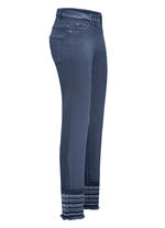 Hose mit aufwendiger Stickerei im Ethno-Stil BLAU