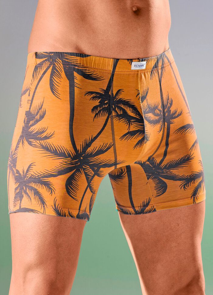 Dreierpack Pants mit Palmendruck 