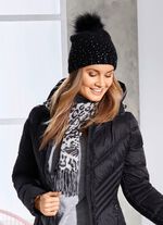 Schal mit Raubtierfell-Dessin 