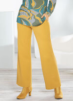 Hose in modischer Weite MESSING