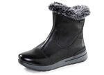 Caprice, gefütterte Damen-Stiefeletten, Winterschuhe, Weite H, mit herausnehmbarem Fussbett SCHWARZ
