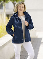 Funktionsjacke mit abnehmbarer Kapuze 