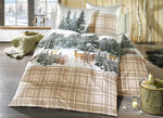 «irisette» Bettwäsche-Garnitur Winterlandschaft BEIGE