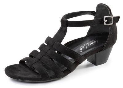 Andrea Conti, modische Damen-Sandaletten, Weite G, mit Gummizug 