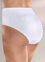 Dreierpack Slips mit elastischer Spitze 