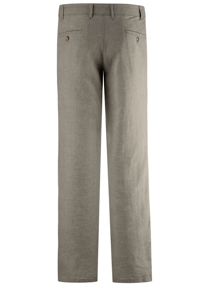 &laquo;Francesco Botti&raquo;-Hose mit Leinen in 3 Farben 