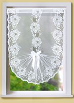 Schwalbenschwanz-Vorhang mit Stangendurchzug 