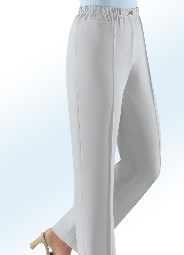 Hose in Schlupfform HELLGRAU