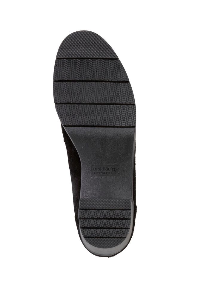 Waldl&auml;ufer, bequemer Damen-Trotteur, Weite H, mit herausnehmbarem Fussbett SCHWARZ