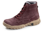 Waldläufer, gefütterte Damen-Stiefeletten, Winterschuhe, Weite H, mit herausnehmbarem Fußbett BORDEAUX