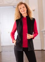 Sweatweste mit durchgehendem Reissverschluss 