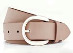 Modischer Damen-G&uuml;rtel aus Leder, 3,5 cm breit 