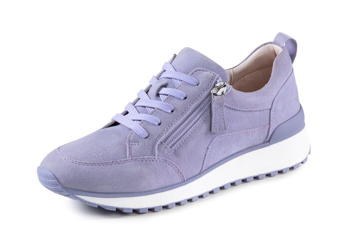 Caprice, trendige Damen-Sneaker, Weite G, mit herausnehmbarem Fussbett FLIEDER