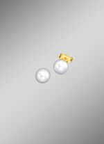 Ohrstecker mit Süsswasser-Zuchtperle, verschiedene Grössen 