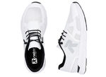 Rieker Sneaker aus teilweise beschichtetem Meshmaterial WEISS