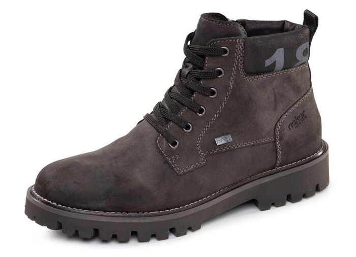 Rieker, gef&uuml;tterte Herren-Boots, Winterschuhe, Weite H, mit Reissverschluss 