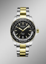 Quartz-Herrenuhr Rotary World Timer 