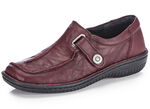 ELENA EDEN, bequeme Damen-Slipper, Weite G, mit herausnehmbarem Fussbett BURGUND
