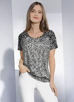 Shirt mit dekorativer Struktur 