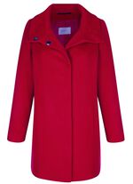 Wolljacke mit verdeckter Druckerleiste 