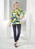 Shirt-Tunika mit dekorativer Faltenlegung 