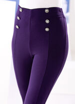 Leggings mit Zierkn&ouml;pfen 