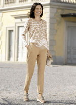 Kn&ouml;chellange Hose in Schlupfform CAMEL