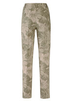 Hose mit floraler Dessinierung 