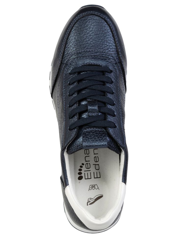 ELENA EDEN, komfortable Damen-Sneaker, Weite G, mit herausnehmbarem Fussbett MARINE