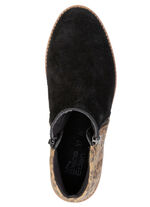 ELENA EDEN, trendige Damen-Stiefeletten, Weite G, mit herausnehmbarem Fussbett SCHWARZ-BRAUN