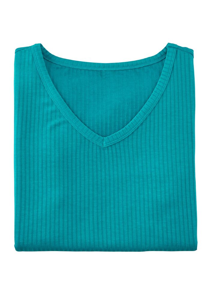 Laurina Shirt mit V-Ausschnitt 