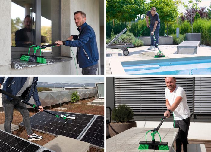 Hammersmith Aquaclean Deluxe 2-in-1 Teleskop Wasserbesen 