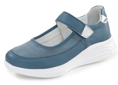 ELENA EDEN, bequeme Damen-Spangenschuhe, Weite H, mit herausnehmbarem Fussbett 