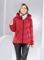 Jacke mit verlängertem Rückteil FEUERROT