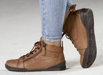 Andrea Conti, sportive Damen-Boots, mit herausnehmbarem Fussbett COGNAC