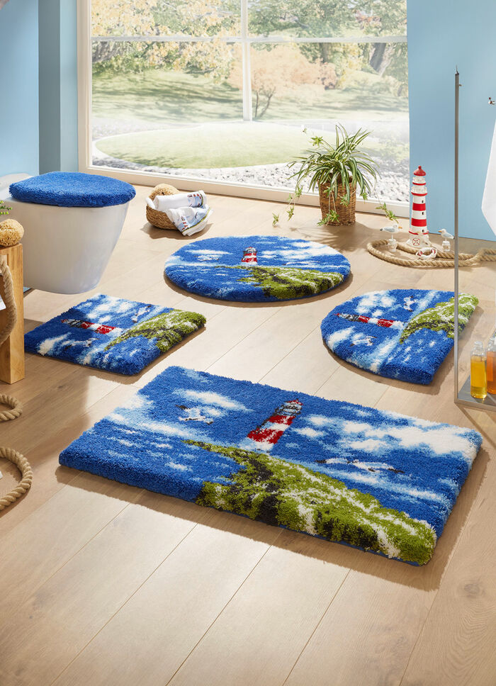 Badgarnitur von Grund mit maritimem Dessin MULTICOLOR