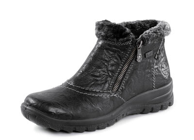 Rieker, gefütterte Damen-Boots, Winterschuhe, mit Reißverschluss 