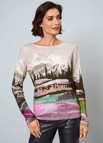 Pullover in Feinstrick 