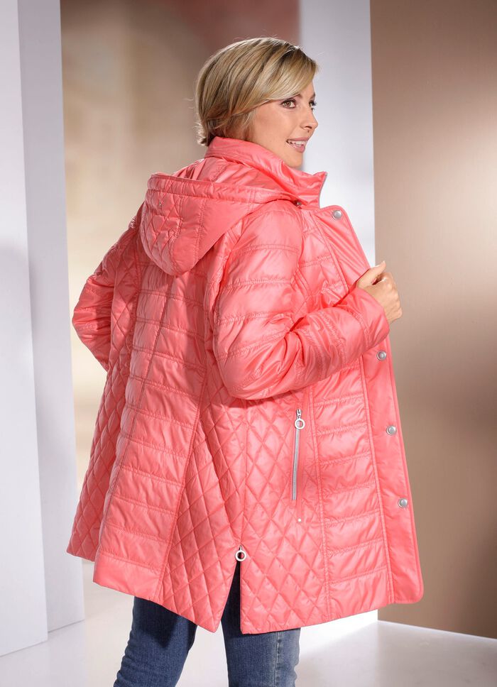 Jacke mit Rei&szlig;verschluss an den Seitenschlitzen 