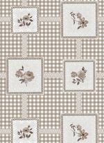 Pflegeleichte Wachstuch-Tischdecke BEIGE