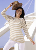 Pullover in Ringeldessin 
